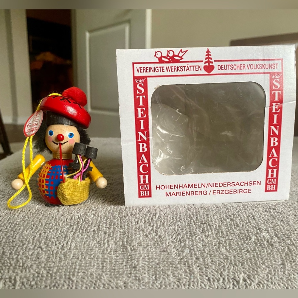 Vintage Steinbach Scottish Bagpipe Ornament